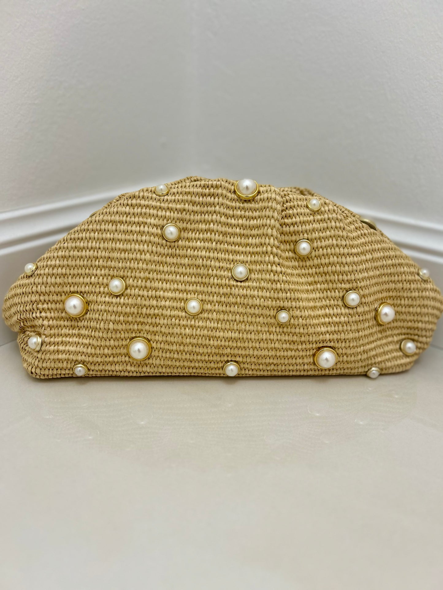 Borsa clutch Perla - Sabbia-Beige