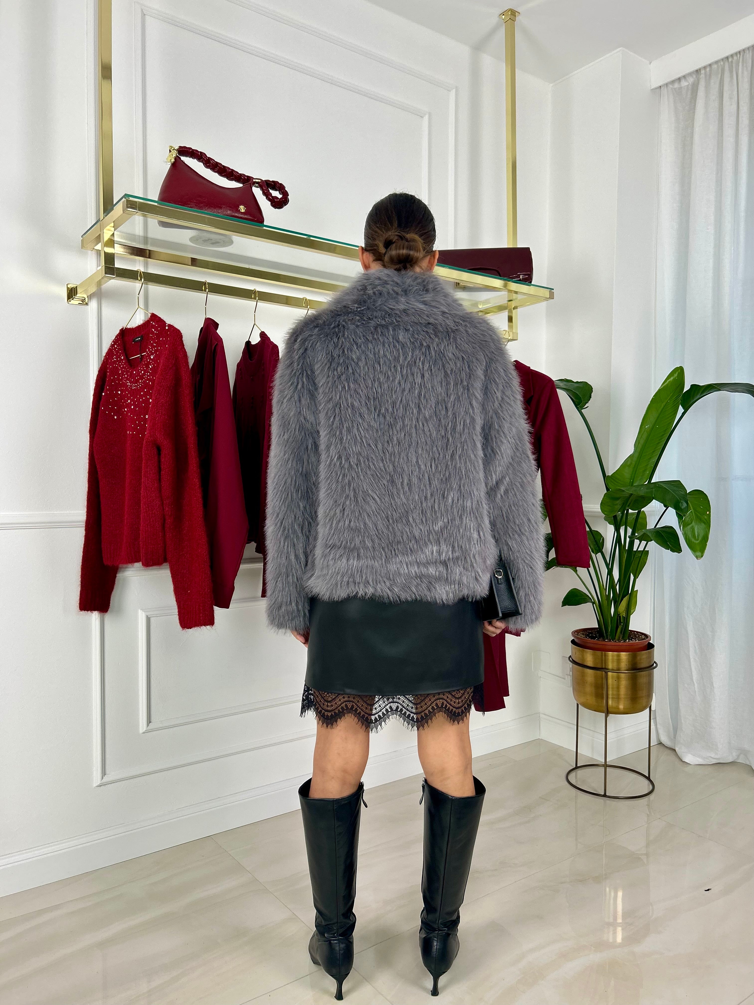 Giubbotto in ecopelliccia Carol