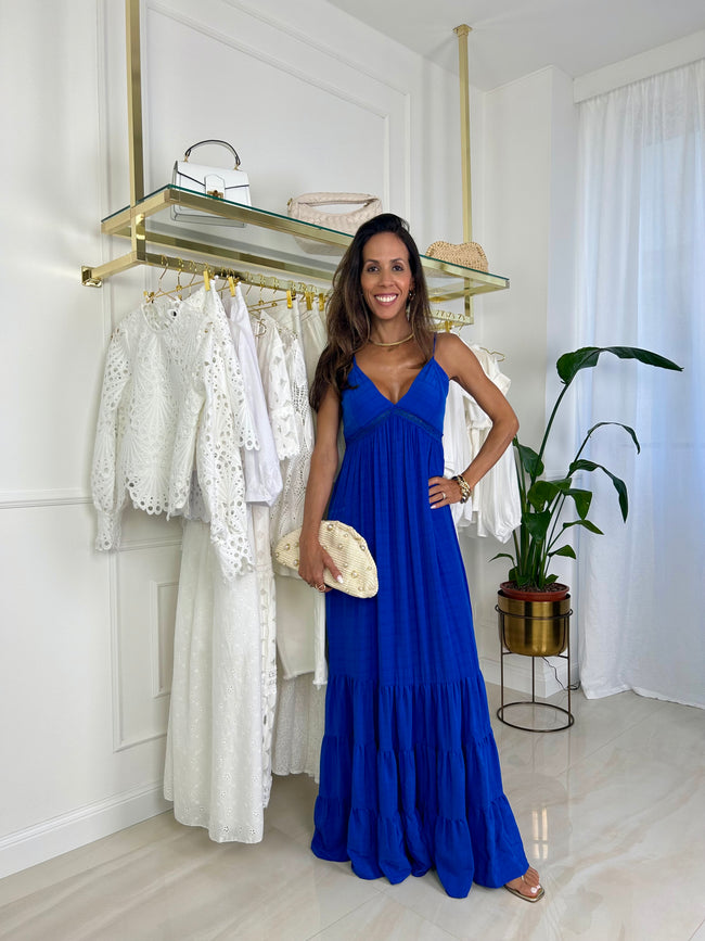 Vestito Bahia - S / Verde Pistacchio-M / Verde Pistacchio-L / Verde Pistacchio-S / Blu elettrico-M / Blu elettrico-L / Blu elettrico