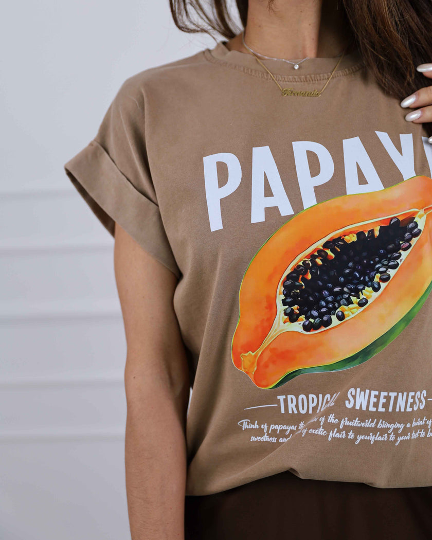 T-shirt papaya