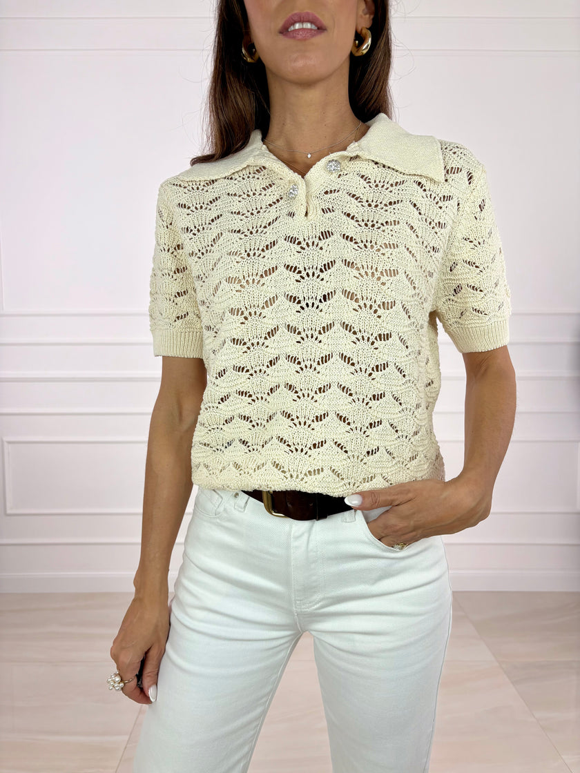 Polo traforata Bruna