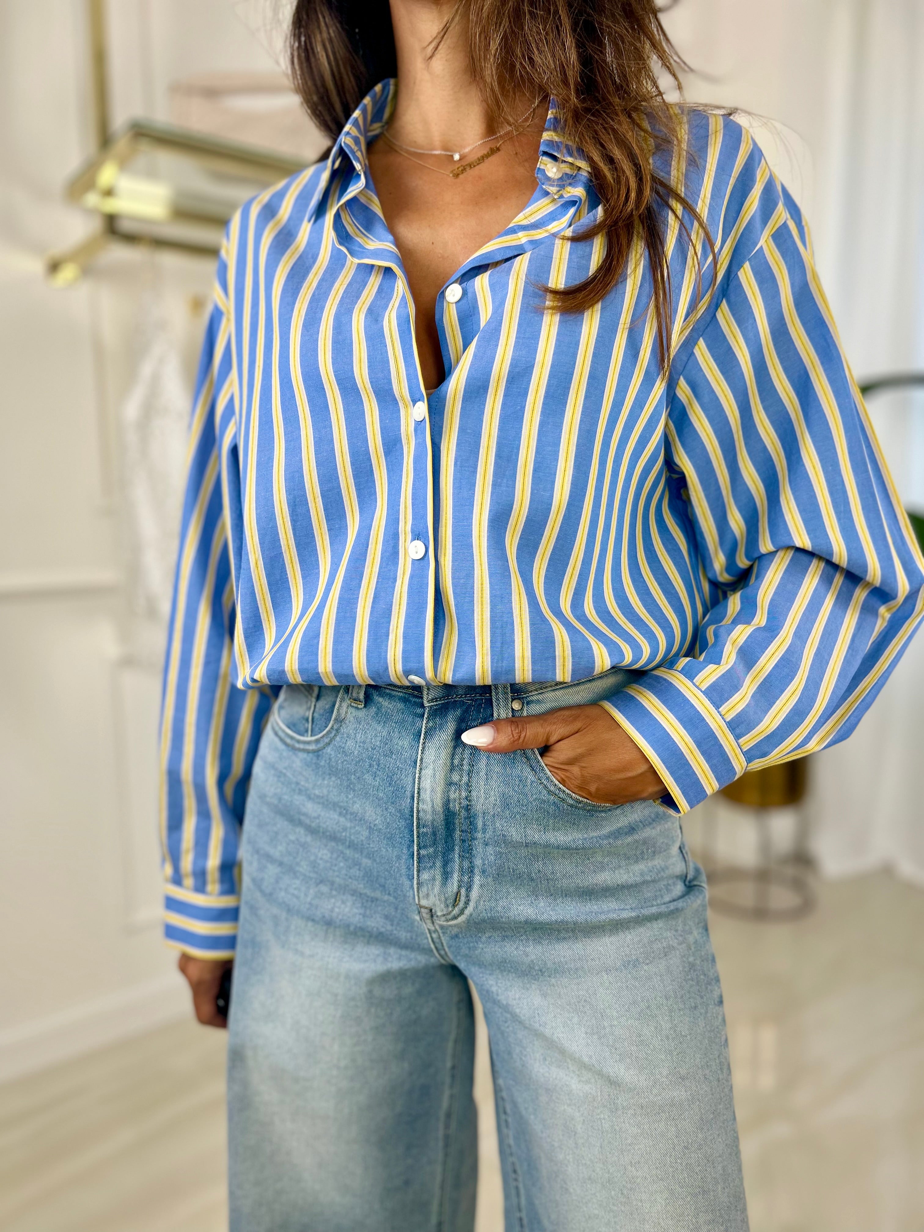 Camicia Stefania - Azzurro / S/M-Azzurro / L/XL