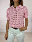 Polo traforata Bruna