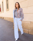 Camicia animalier Flora