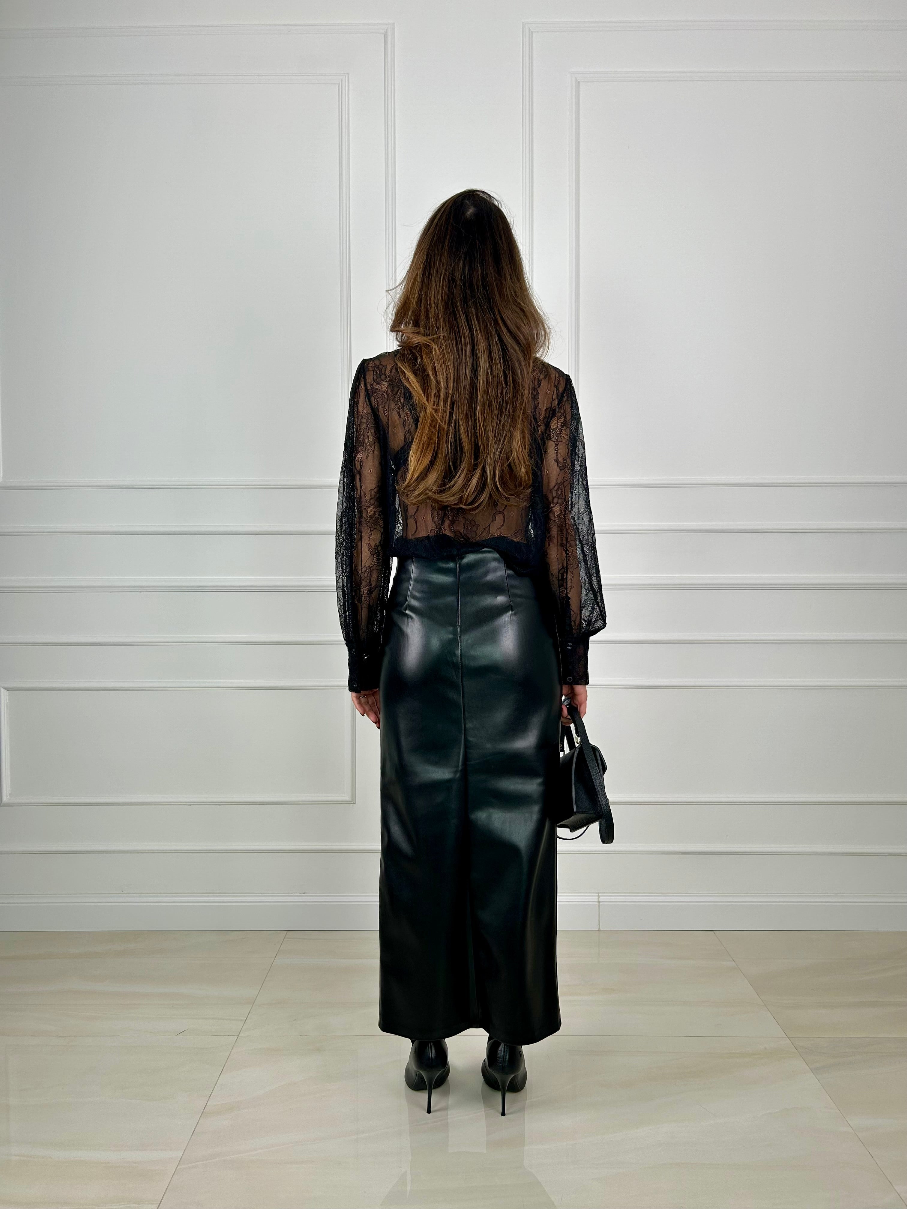 Gonna similpelle Flavia