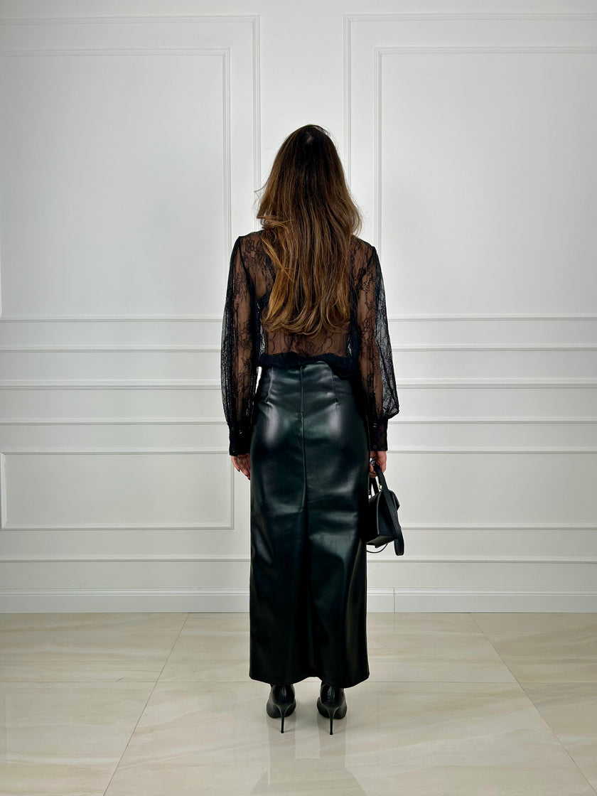 Gonna similpelle Flavia