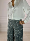 Pantalone con paillettes Sasha