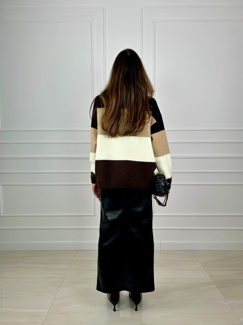 Gonna similpelle Flavia