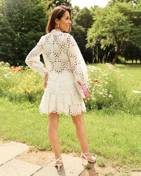 Coordinato in macramè Silvia