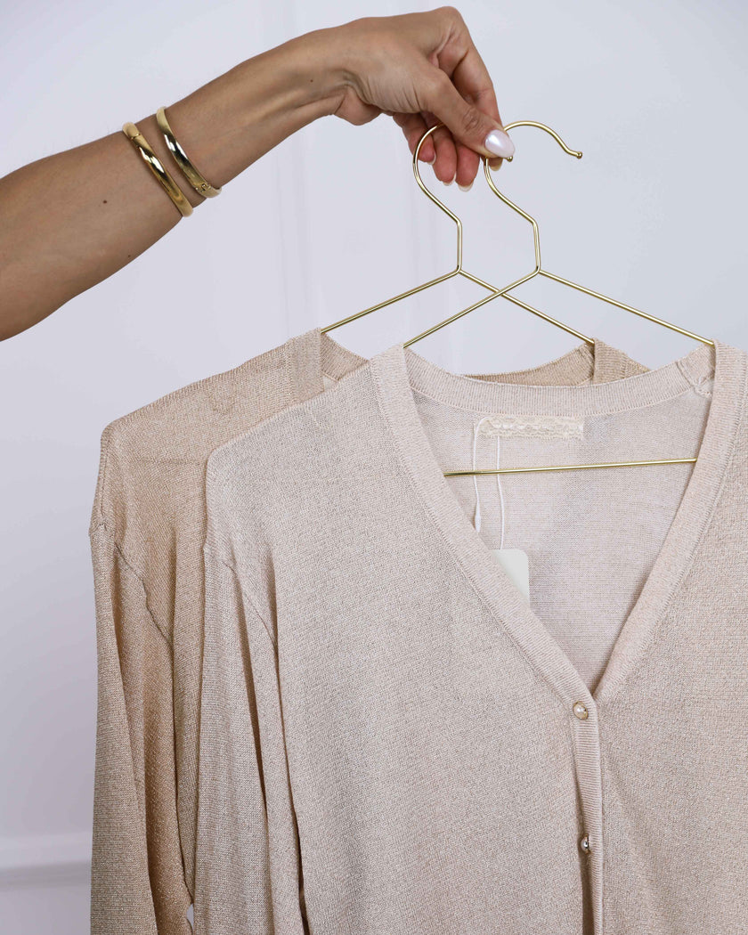 Cardigan in lurex Rita