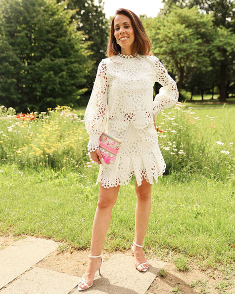 Coordinato in macramè Silvia