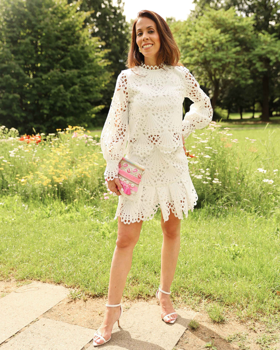 Coordinato in macramè Silvia