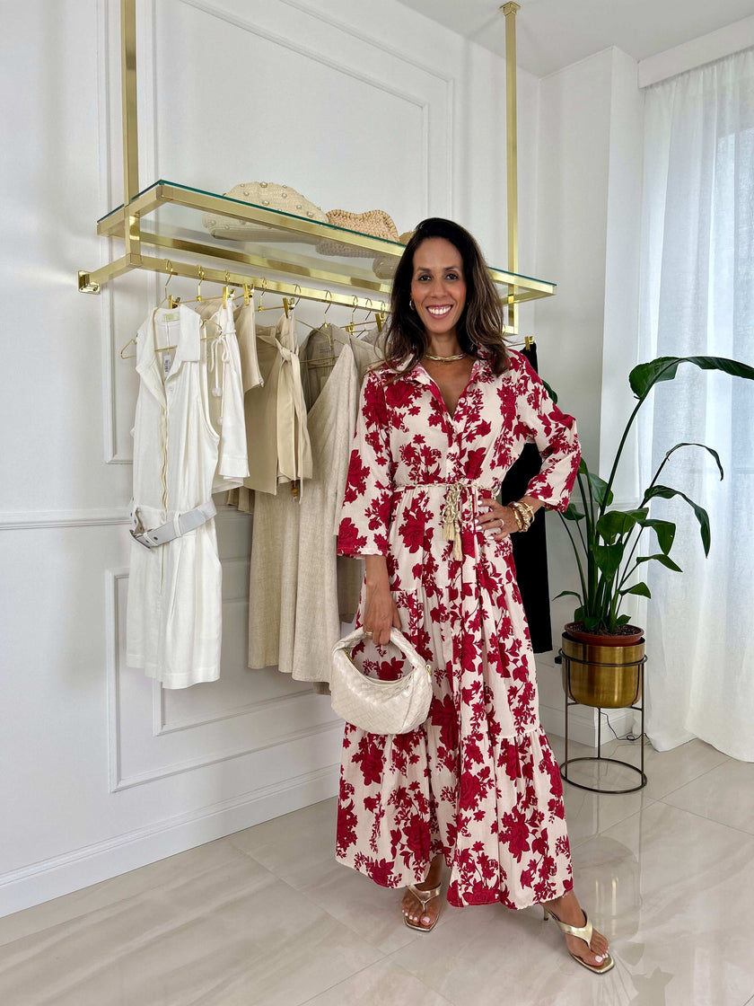 Abito Alma - Rosso / Taglia unica-Blu / Taglia unica