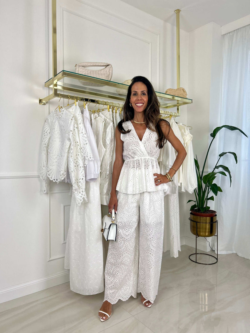 Blusa Luisa - Bianco / Taglia unica