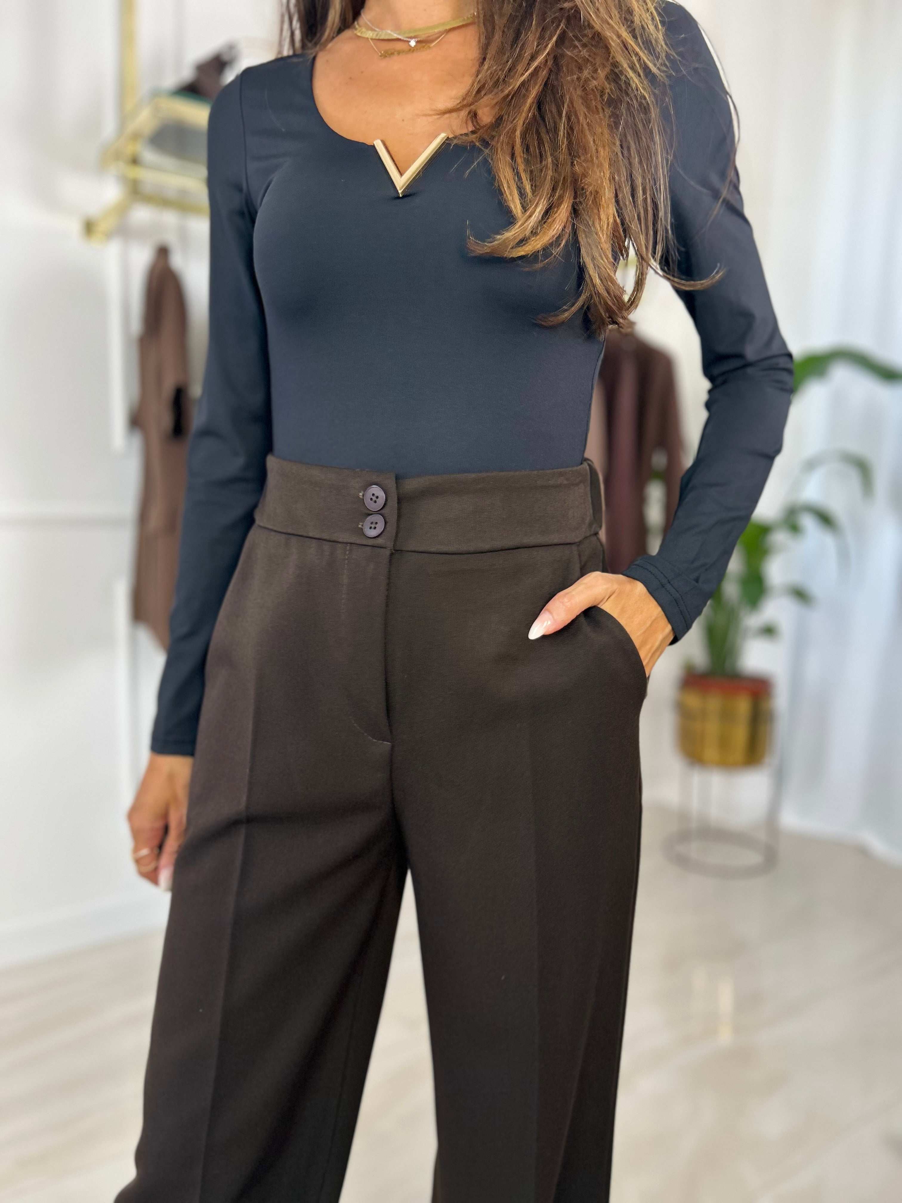 Body Grace - Nero / Taglia unica-Panna / Taglia unica-Tortora / Taglia unica-Cioccolato / Taglia unica