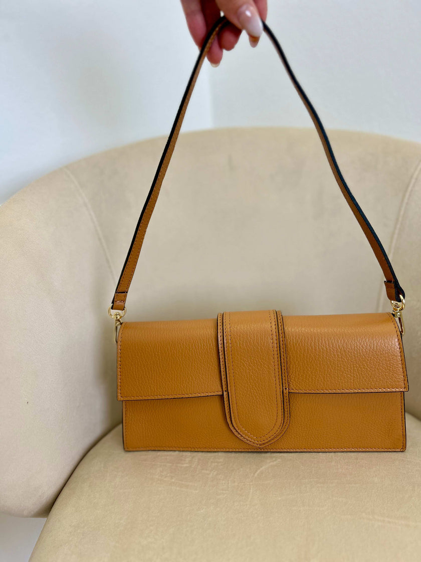 Borsa Stella - Tortora-Nero-Cuoio