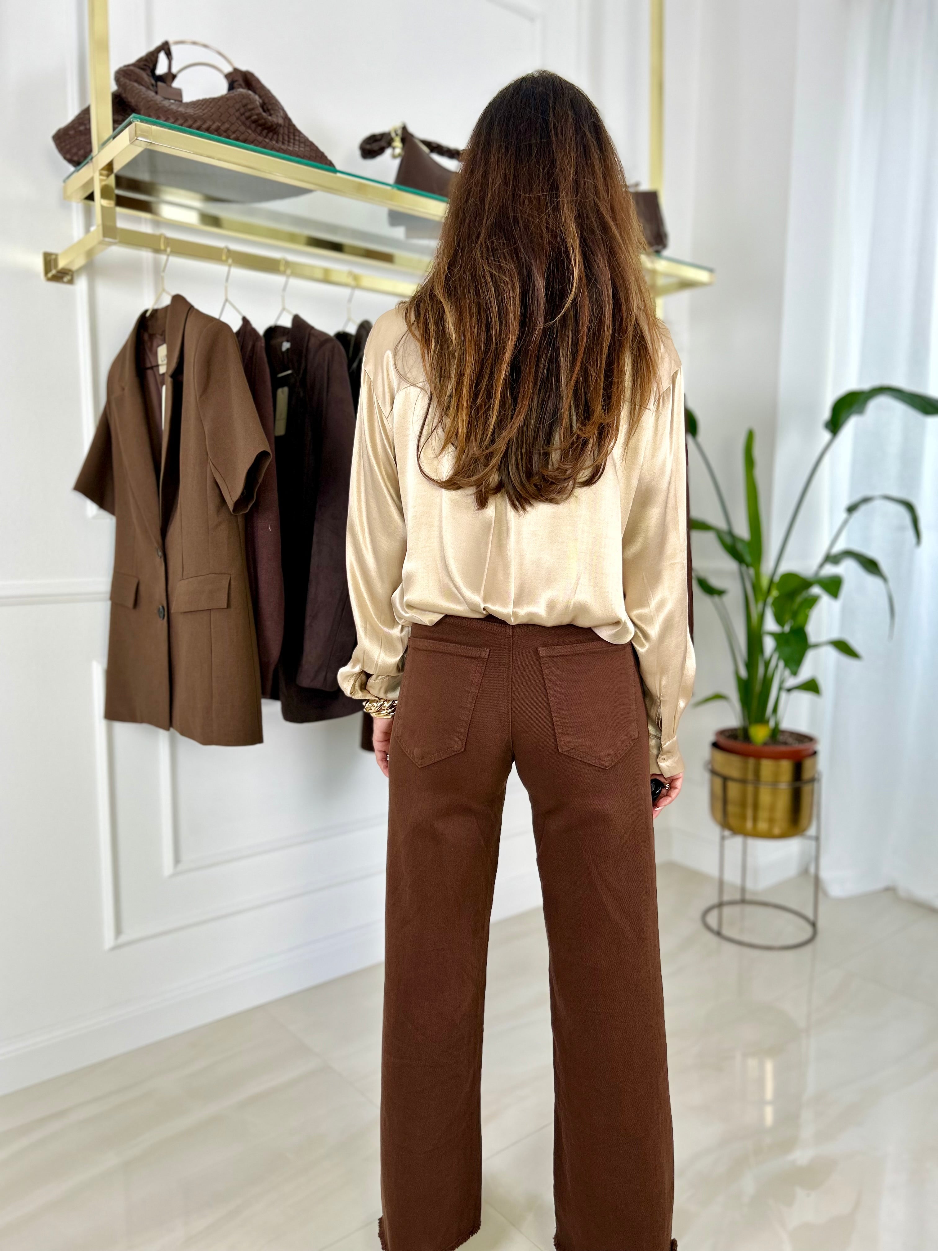 Camicia Iris - Sabbia / Taglia unica-Oro / Taglia unica