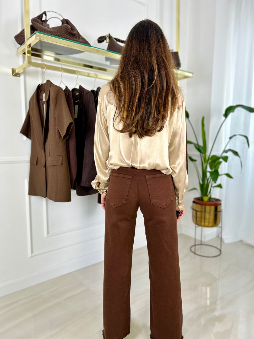 Camicia Iris - Sabbia / Taglia unica-Oro / Taglia unica