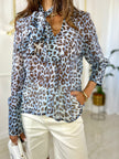 Camicia animalier Flora - S/M / Blu-S/M / Verde-M/L / Blu-M/L / Verde