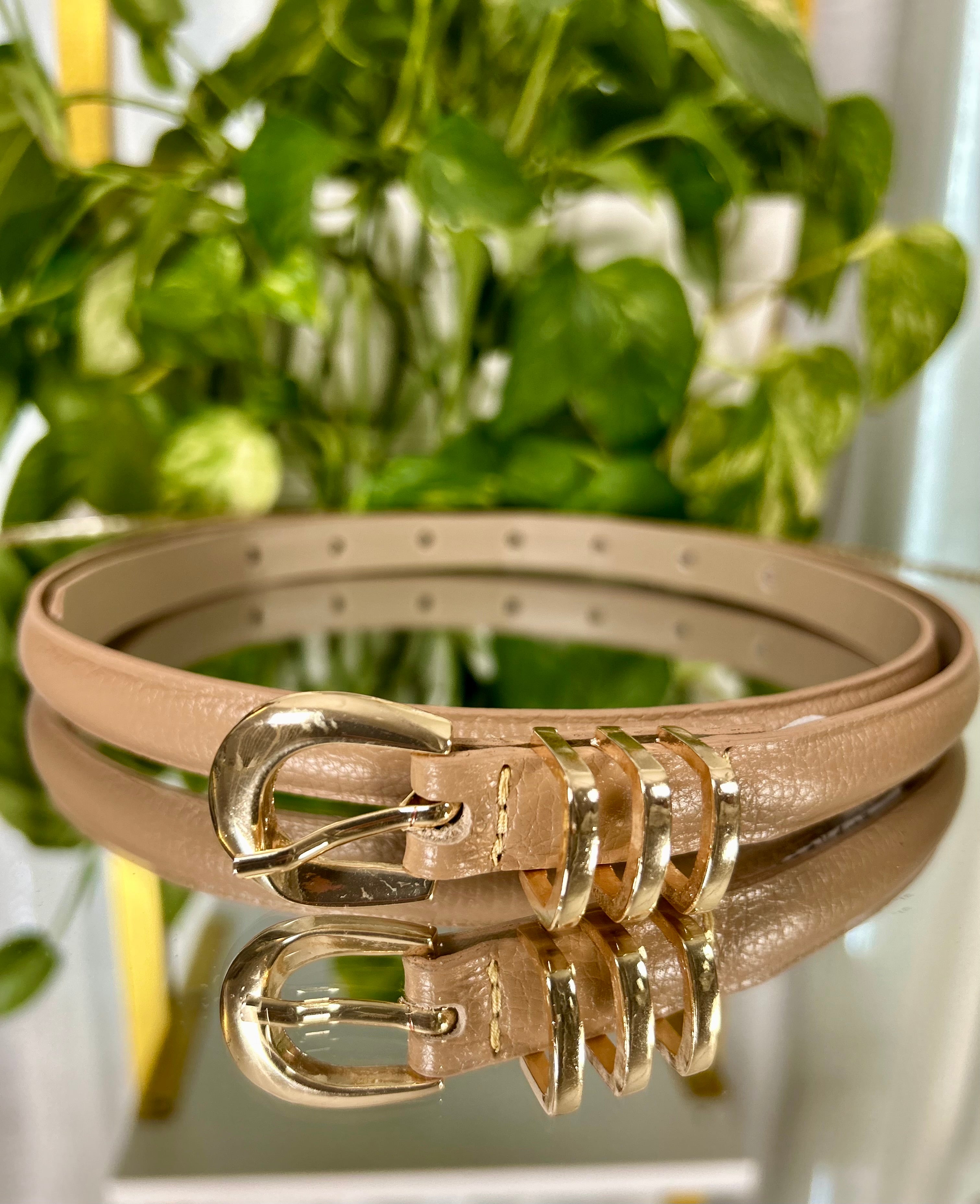 Cintura Aisha - Grigio Chiaro / Lunghezza totale 100cm-Beige / Lunghezza totale 100cm-Grigio Chiaro / Taglia 95cm-Beige / Taglia 95cm