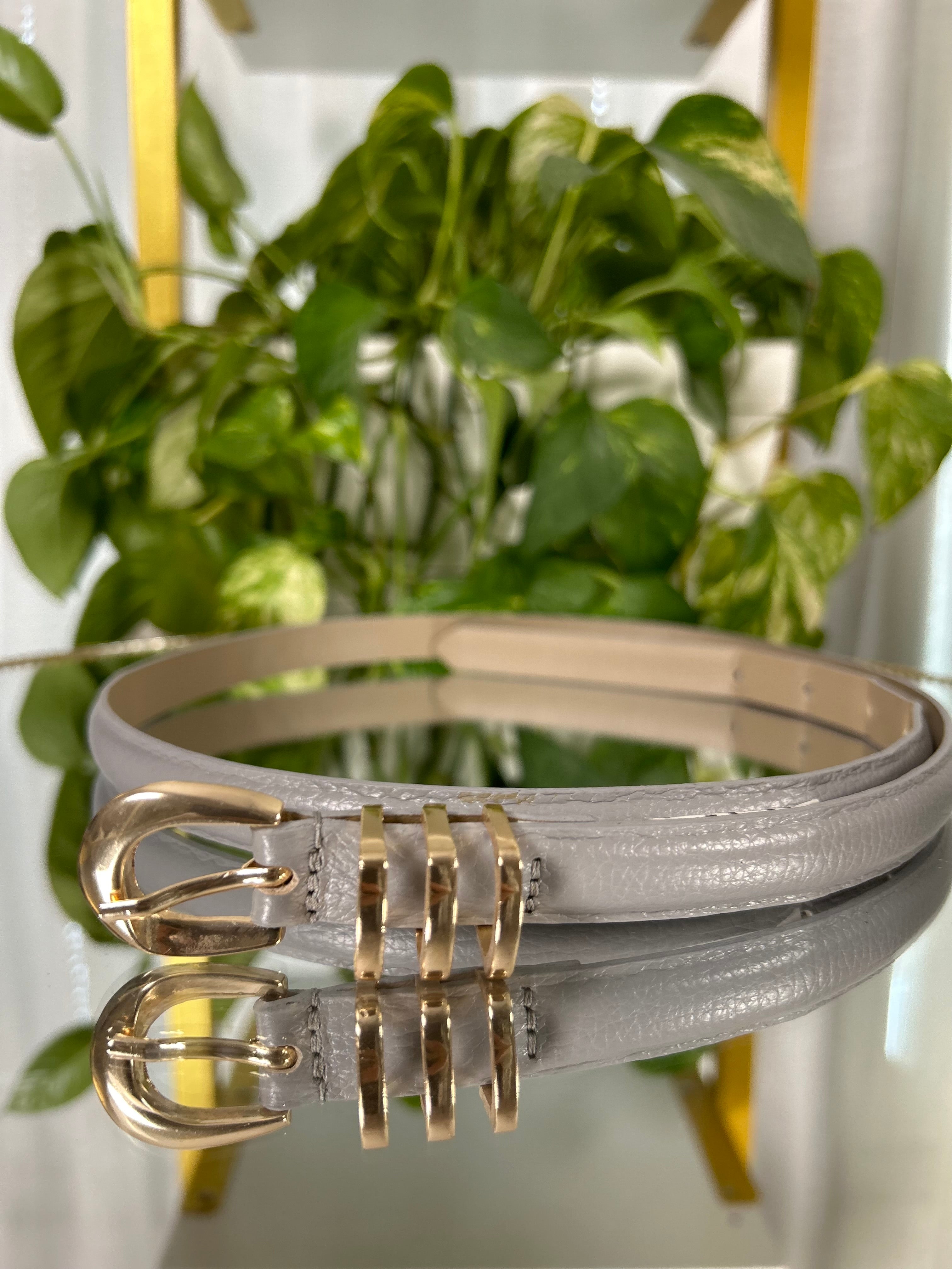 Cintura Aisha - Grigio Chiaro / Lunghezza totale 100cm-Beige / Lunghezza totale 100cm-Grigio Chiaro / Taglia 95cm-Beige / Taglia 95cm