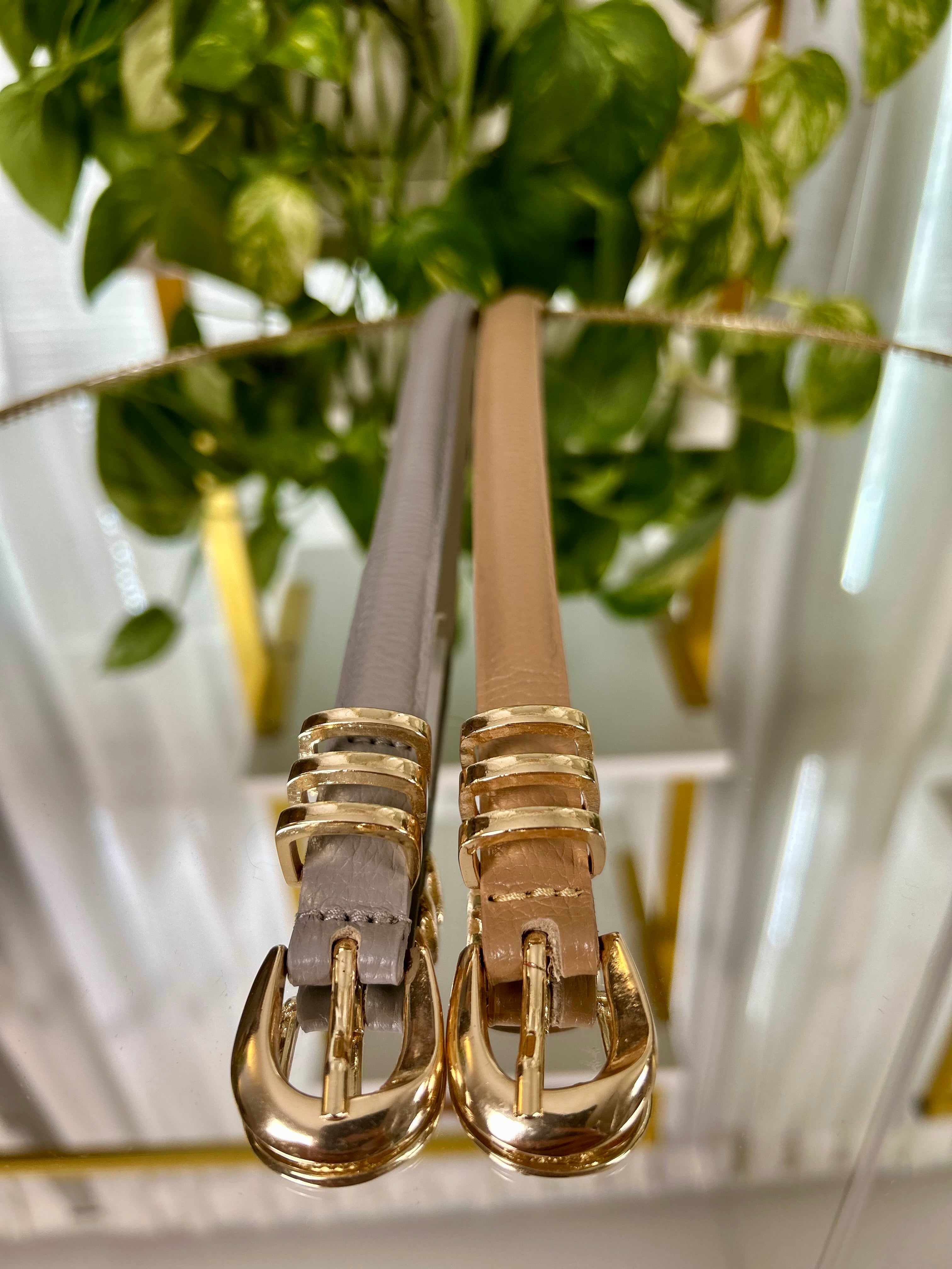 Cintura Aisha - Grigio Chiaro / Lunghezza totale 100cm-Beige / Lunghezza totale 100cm-Grigio Chiaro / Taglia 95cm-Beige / Taglia 95cm