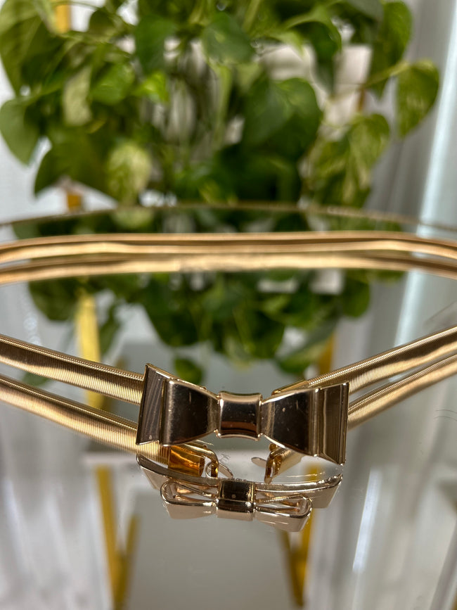 Cintura fiocco - Oro / Taglia unica-Argento / Taglia unica