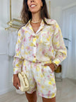 Coordinato Claudia - Rosa / S/M-Giallo Burro / S/M-Rosa / M/L-Giallo Burro / M/L