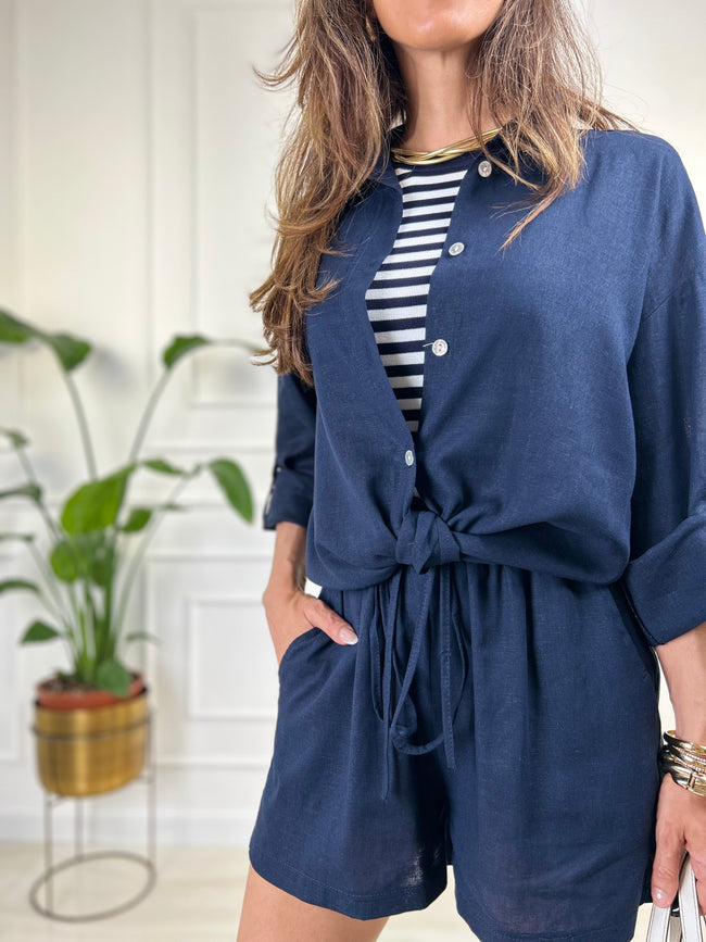 Coordinato Jasmine - Taglia Unica / Bianco-Taglia Unica / Beige-Taglia Unica / Nero-Taglia Unica / Panna-Taglia Unica / Blu notte-Taglia Unica / Cammello-Taglia Unica / Verde Militare