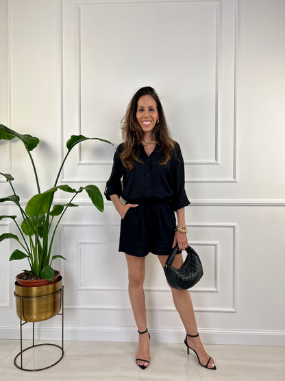 Coordinato Jasmine - Taglia Unica / Bianco-Taglia Unica / Beige-Taglia Unica / Nero-Taglia Unica / Panna-Taglia Unica / Blu notte-Taglia Unica / Cammello-Taglia Unica / Verde Militare