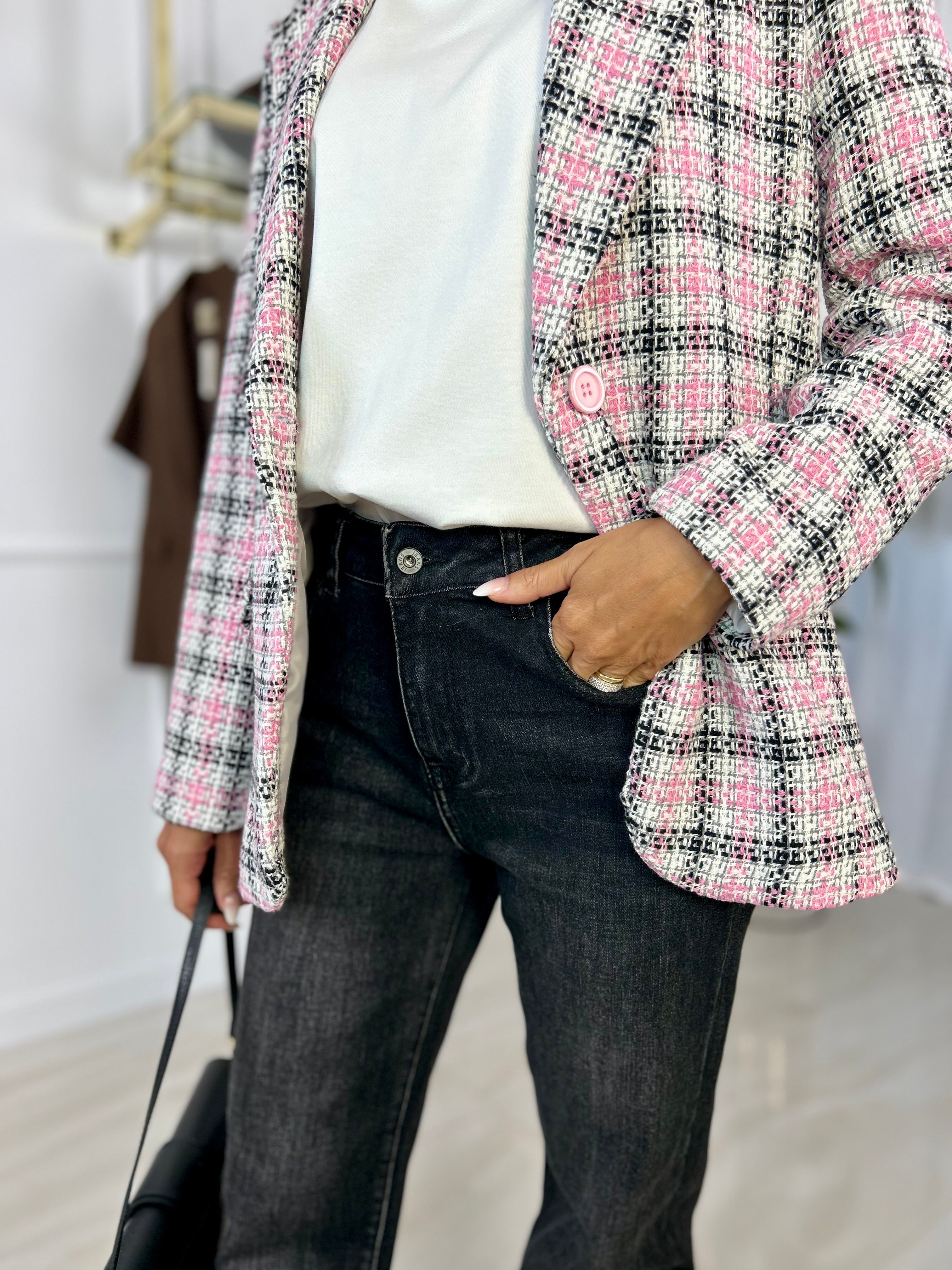 Giacca Luna - Giallo / Taglia unica-Rosa Antico / Taglia unica