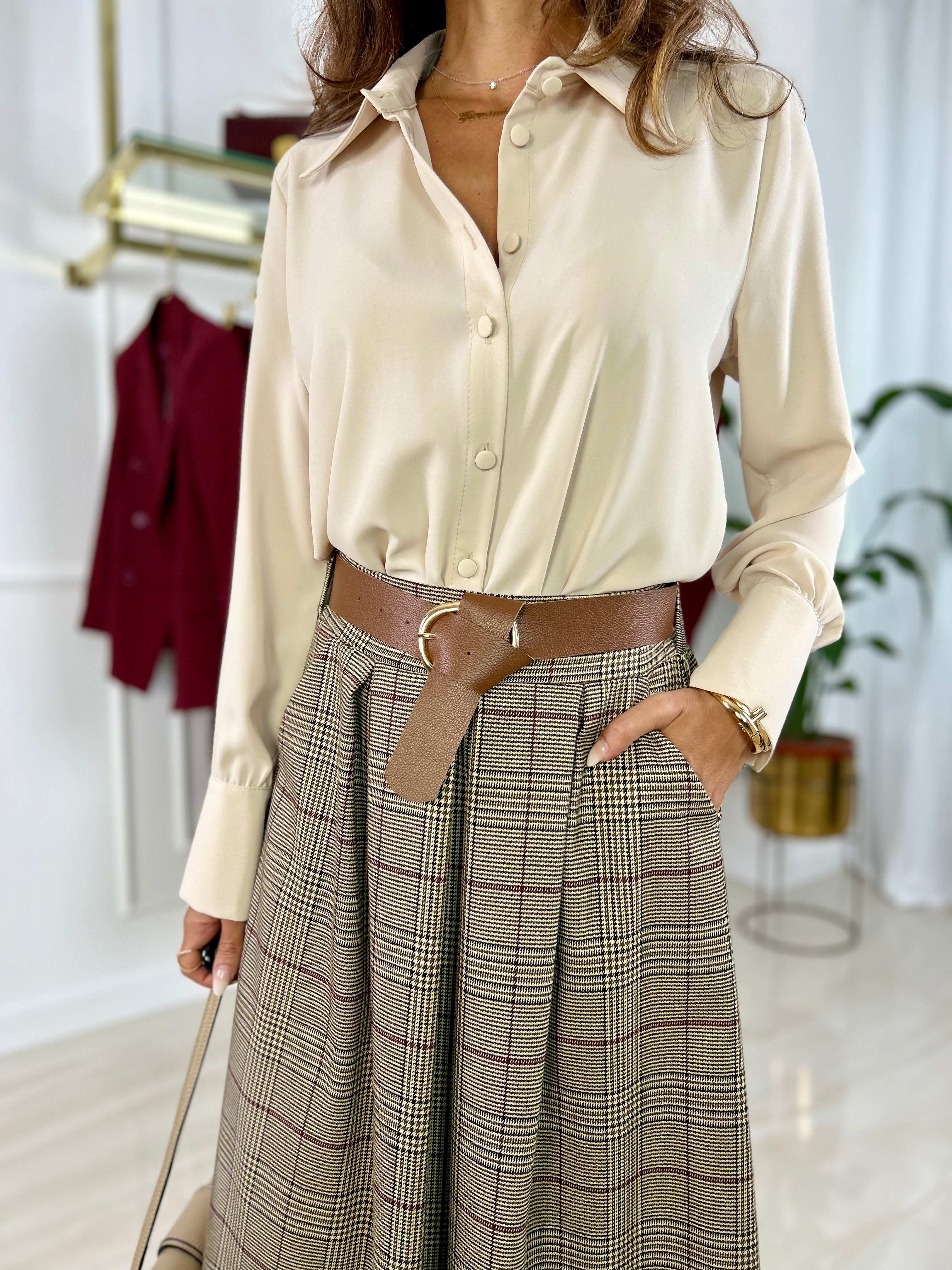 Gonna Isis - Beige / Taglia unica