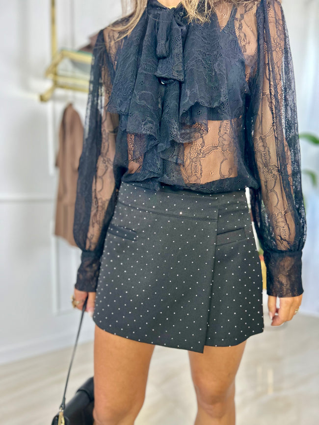 Gonnashorts Emma Shine - Nero / S-Nero / M