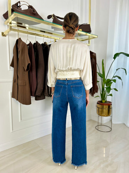Jeans Carla - Blu / XS-Blu / S-Blu / M-Blu / L