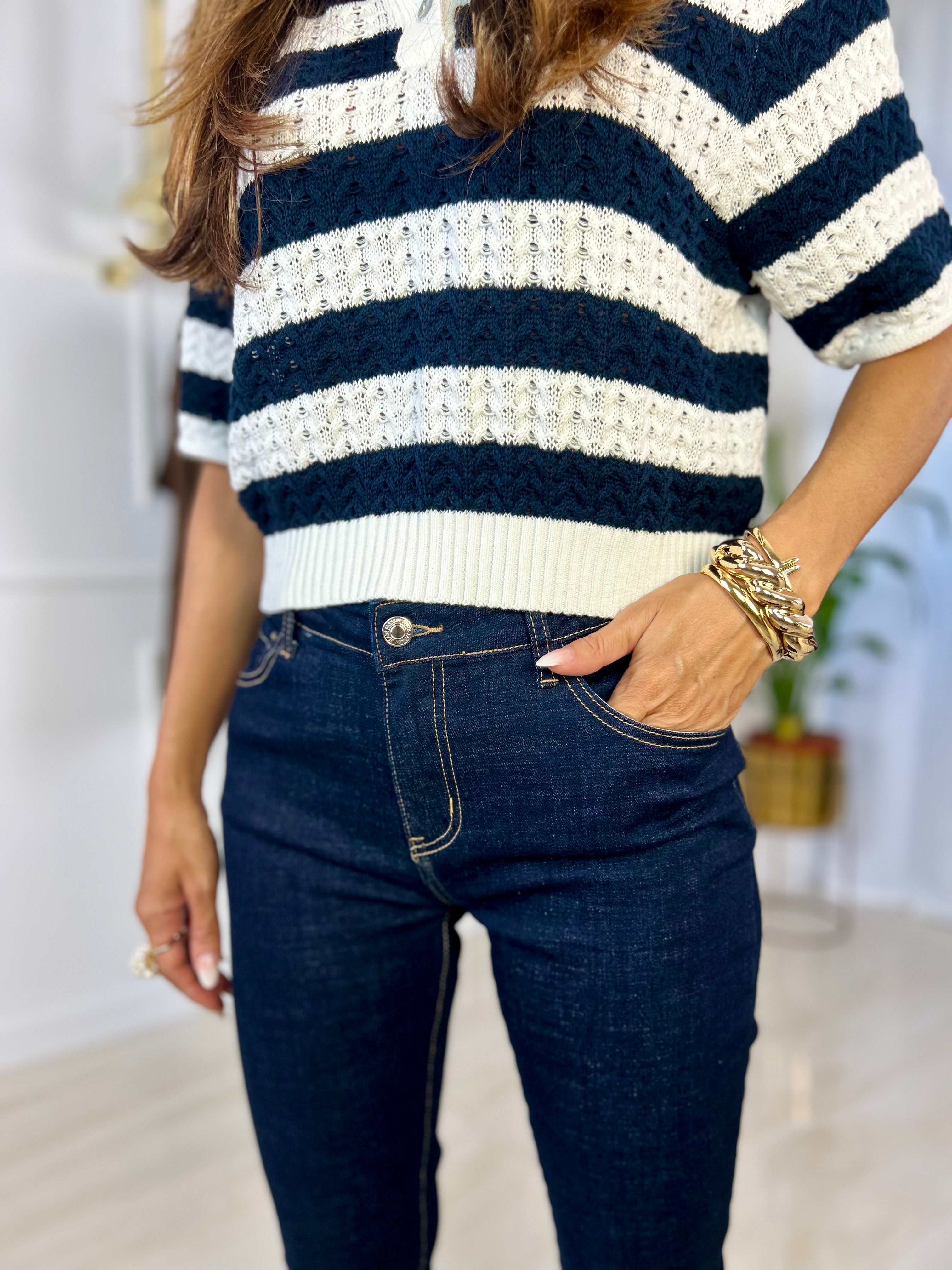 Jeans Mariana - S / Denim Scuro-M / Denim Scuro-L / Denim Scuro-XL / Denim Scuro