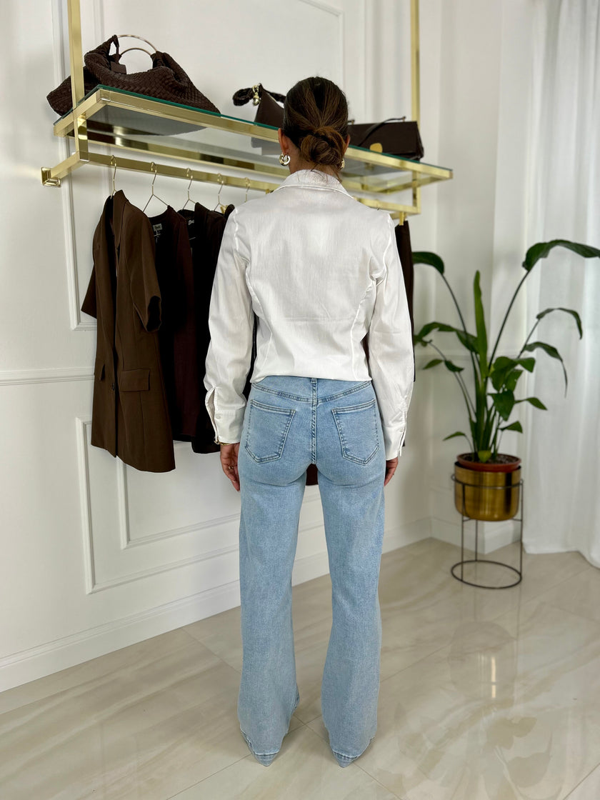 Jeans Shine Selena - Azzurro / XS-Azzurro / S-Azzurro / M
