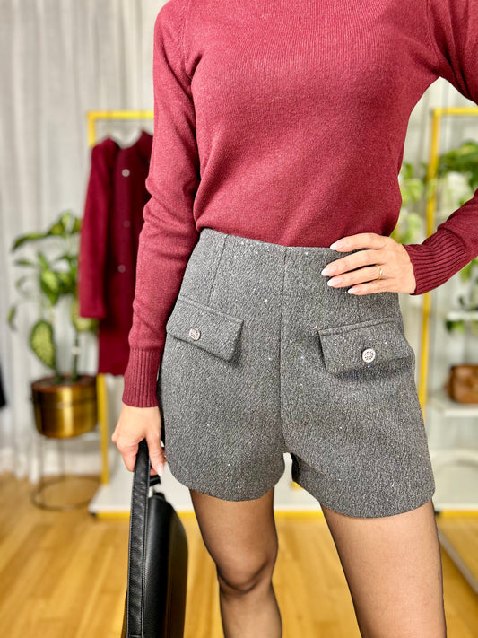Maglia Raffaella - Nero / Taglia unica-Grigio / Taglia unica-Blu notte / Taglia unica-Beige / Taglia unica-Bordeaux / Taglia unica