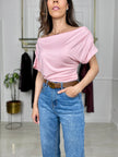 Maglietta Berta - Rosa Antico / Taglia unica-Azzurro / Taglia unica-Nero / Taglia unica-Bianco / Taglia unica