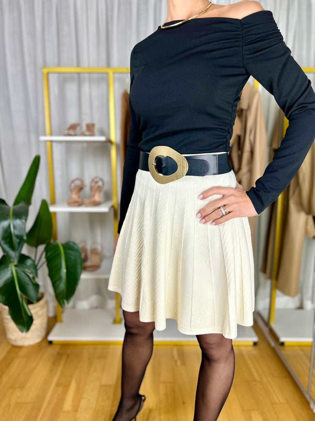 Maglietta Valentina - S / Nero-S / Panna-M / Nero-M / Panna