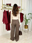 Pantalone Iolanda - Cioccolato / S-Cioccolato / M-Cioccolato / L