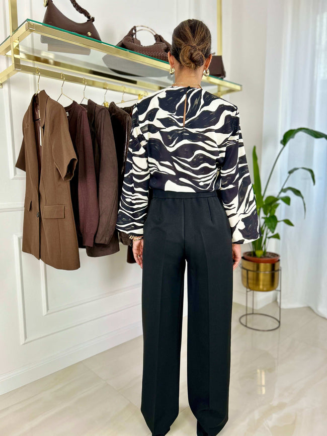 Pantalone Lorena - Cioccolato / S-Grigio / S-Nero / S-Cioccolato / M-Grigio / M-Nero / M