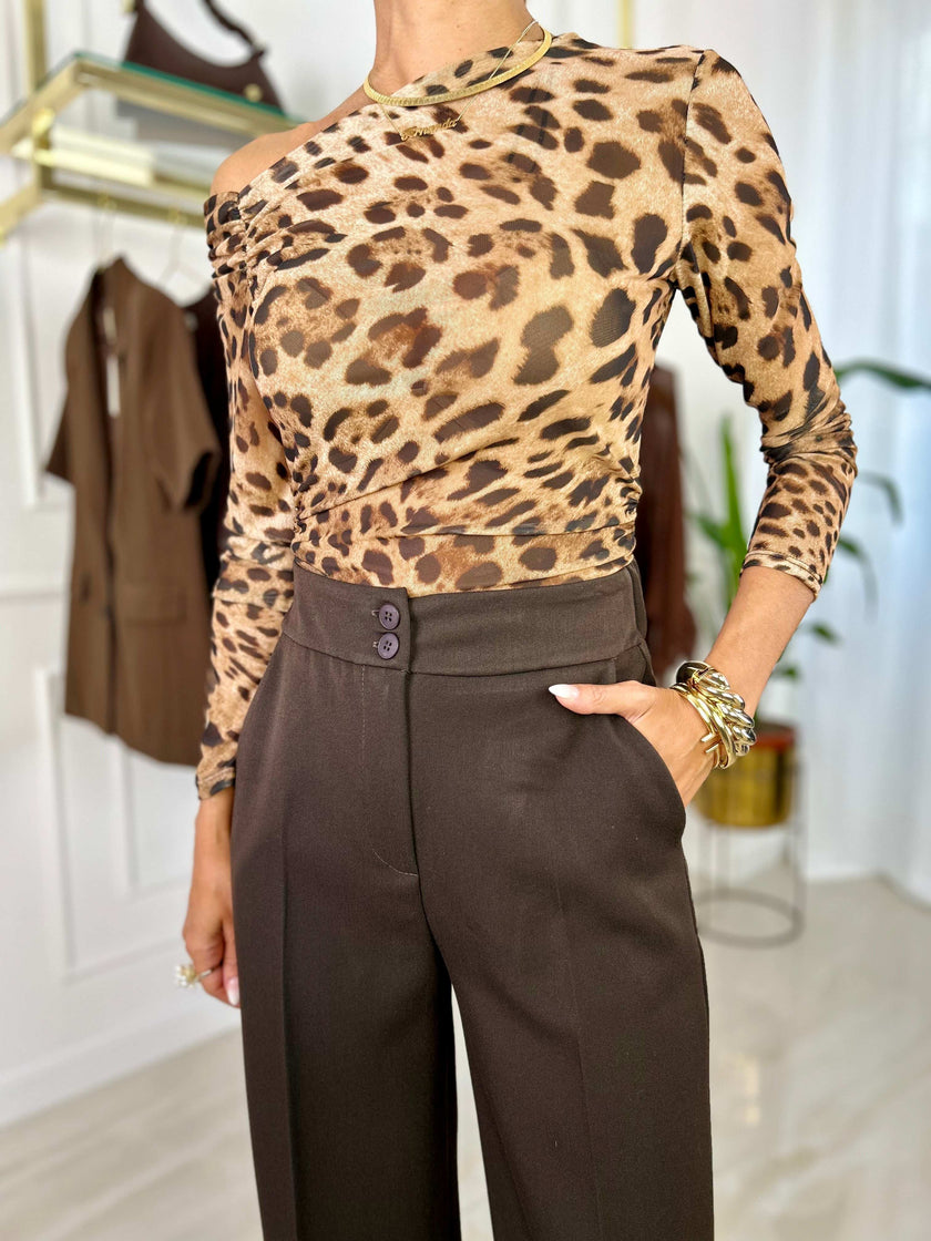 Pantalone Lorena - Cioccolato / S-Grigio / S-Nero / S-Cioccolato / M-Grigio / M-Nero / M