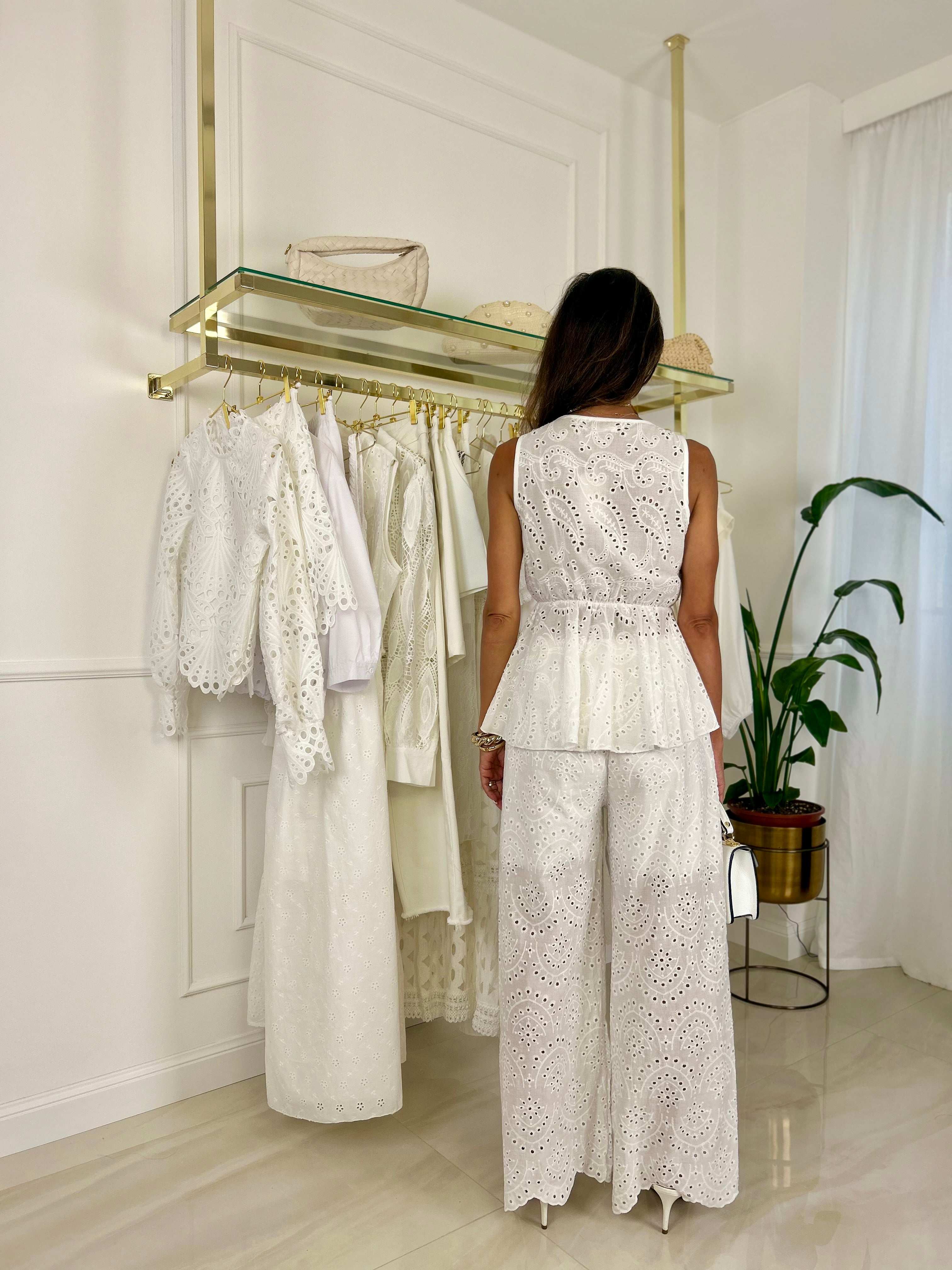 Pantalone Luisa - Bianco / Taglia unica