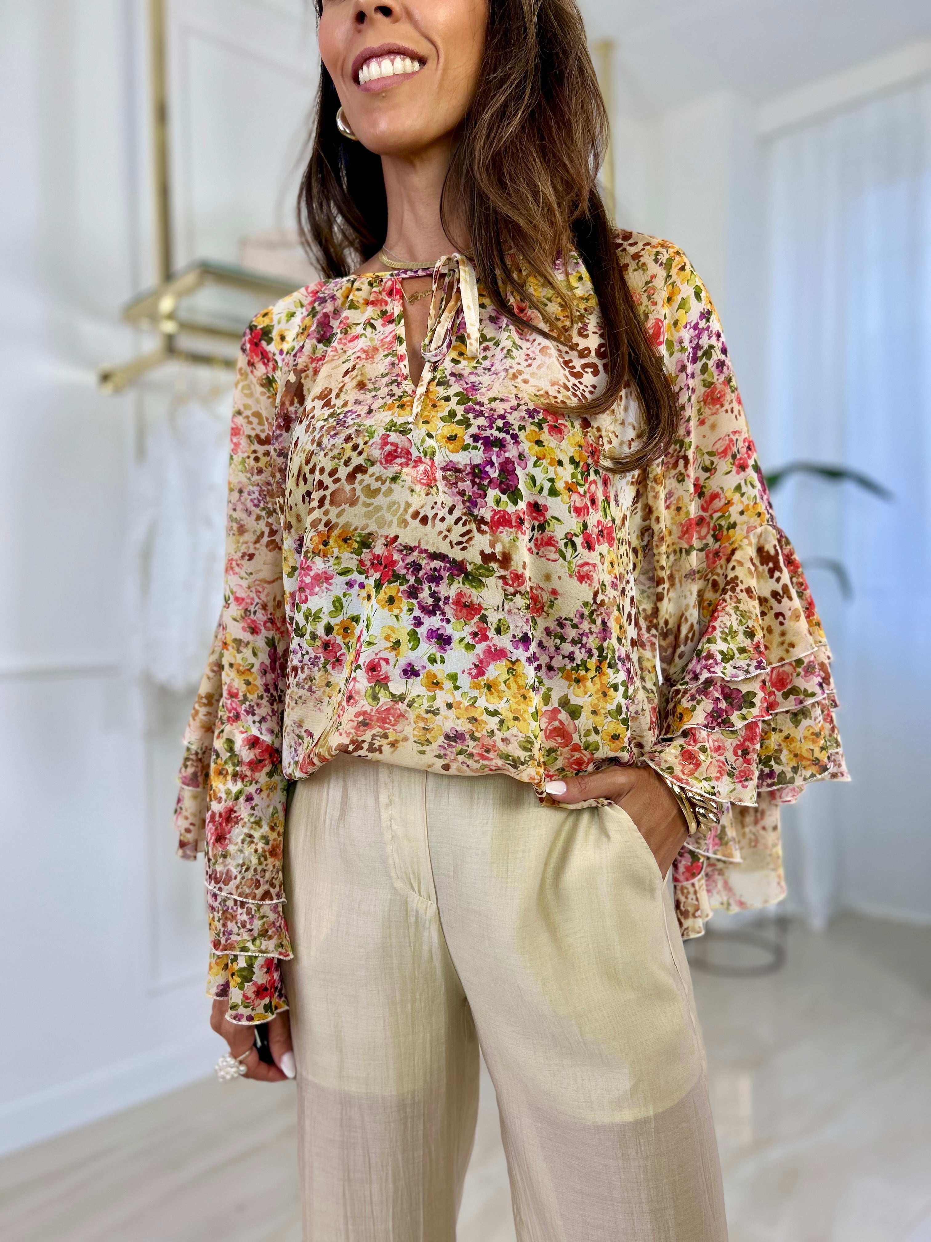 Pantalone Nancy - Sabbia / S-Sabbia / M