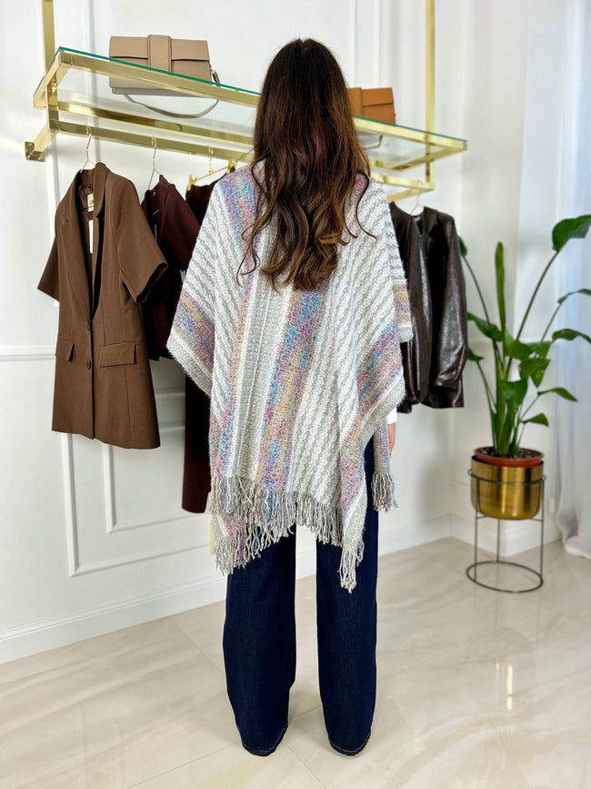 Poncho Adele - Grigio Chiaro