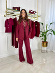 Tailleur Astrid - Bordeaux / S-Bordeaux / M-Bordeaux / L-Bordeaux / XL