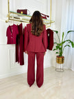 Tailleur Astrid - Bordeaux / S-Bordeaux / M-Bordeaux / L-Bordeaux / XL