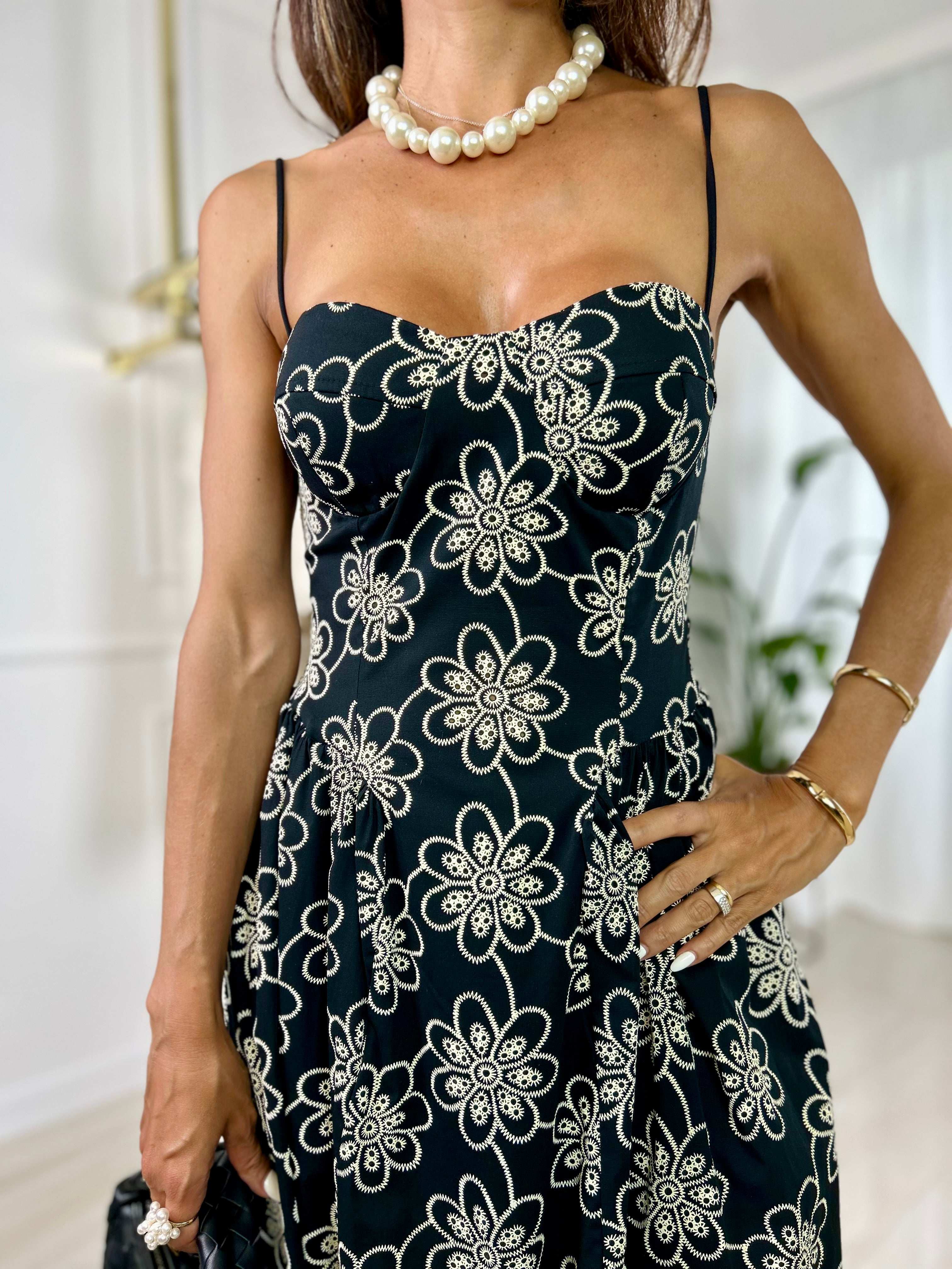 Vestito Giulietta - Nero / Taglia unica-Bianco / Taglia unica-Rosa Antico / Taglia unica