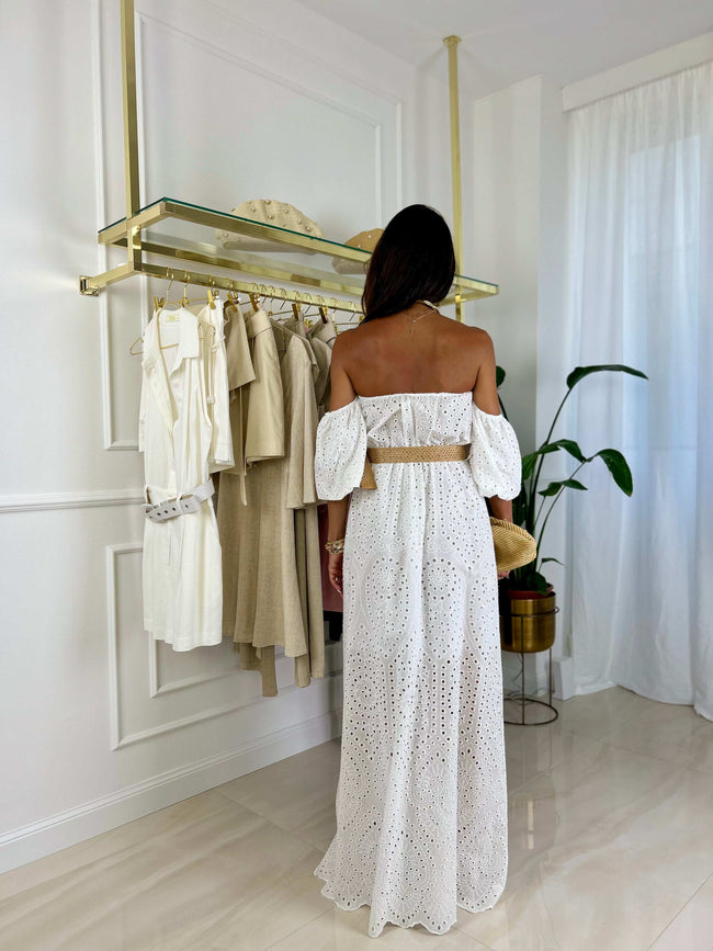 Vestito Rosa - Bianco / Taglia unica