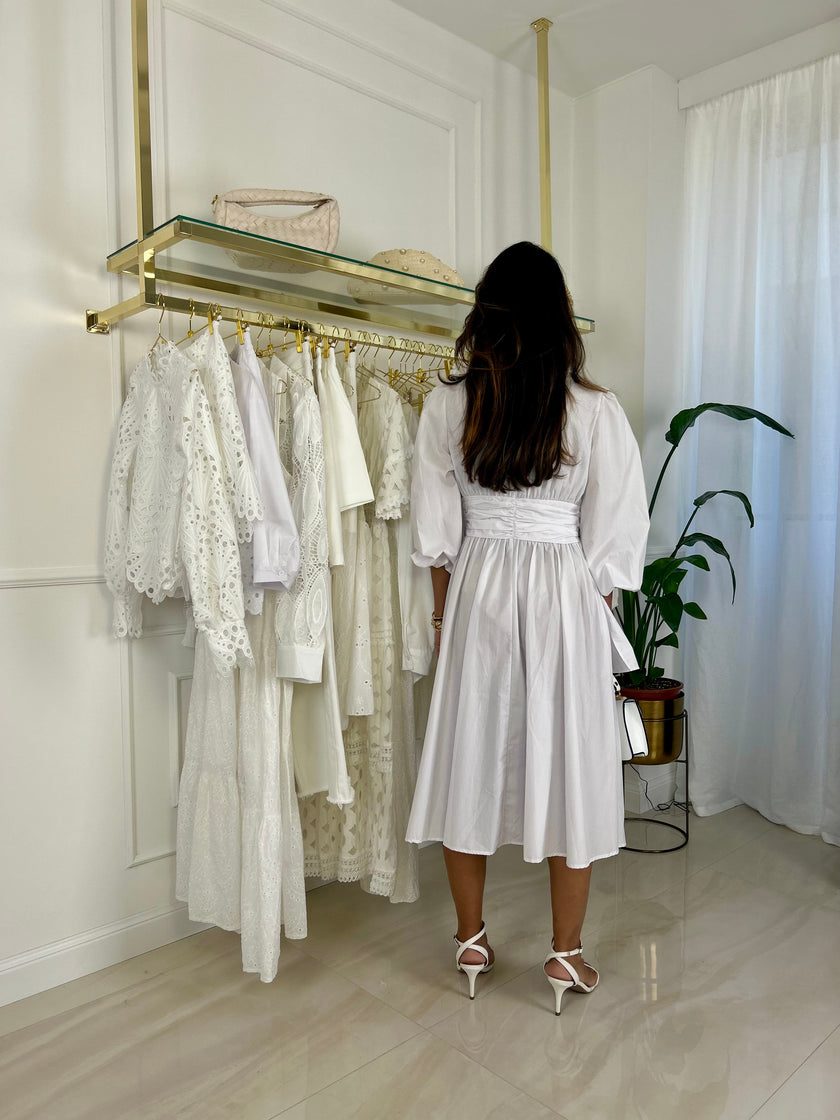 Vestito Sara - S / Nero-M / Nero-L / Nero-S / Bianco-M / Bianco-L / Bianco